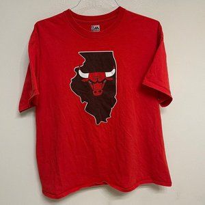 Chicago Bulls Jimmy Butler Majestic Shirt NBA Basketball Illinois 21 Size XL